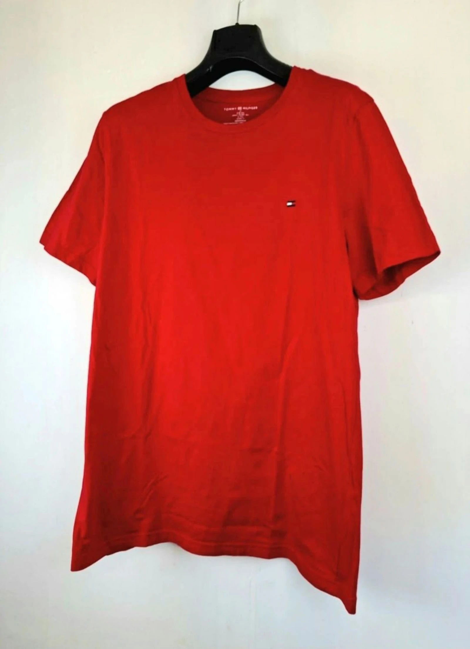 Tommy Hilfiger Rood T-Shirt Korte Mouw Casual Minimalist Essentials M – photo 3